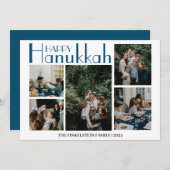 シンプル及びエレガント |ハヌカー家の写真3 シーズンカード (正面/裏面)