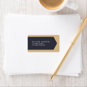 シンプル及びモダン住所 シール (インサイチュ)