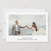 シンプル及び素朴 |と結婚した2つメリーの写真 シーズンカード (正面)