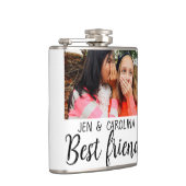 シンプル友ミニマル最高の人の名前の追加フォト文字le フラスク (右)