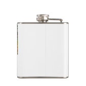 シンプル友ミニマル最高の人の名前の追加フォト文字le フラスク (裏面)