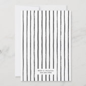 シンプル可愛いテディベア |ベビーシャワー招待状 招待状 (裏面)