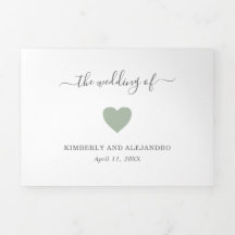 シンプル可愛いハートモダンフォトグ結婚リー