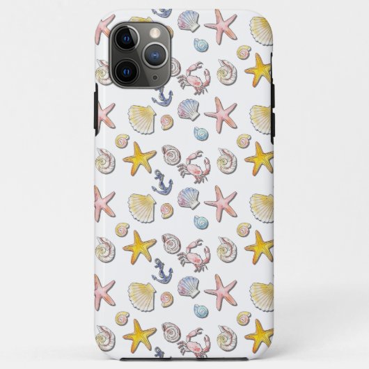 シンプル可愛いビーチデザイン Case-Mate iPhoneケース (裏面)