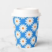 シンプル可愛いフローラデイジー 紙コップ (裏面)