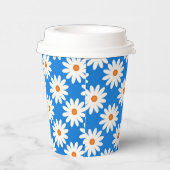 シンプル可愛いフローラデイジー 紙コップ (右)