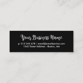 シンプル可愛いブラシスクリプトご購入ありがとうございます ロイヤリティカード (裏面)