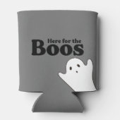 シンプル可愛いボース幽霊 缶クーラー (裏面)