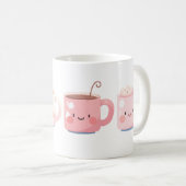 シンプル可愛いマグカップ コーヒーマグカップ (正面右)