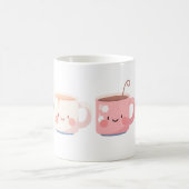 シンプル可愛いマグカップ コーヒーマグカップ (中央)