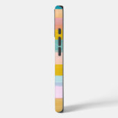 シンプル可愛い抽象芸術ウォーターストライプカラーのピンク Case-Mate iPhoneケース (裏面 / 左)