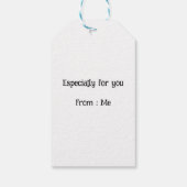 シンプル可愛い猫ミオウィクリスマス ギフトタグ (裏面)