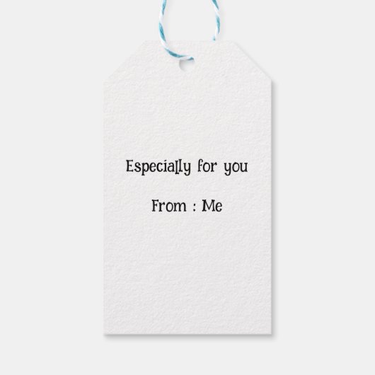 シンプル可愛い猫ミオウィクリスマス ギフトタグ (裏面)