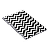 シンプル可愛い白黒山柄 ノートブック (右側)