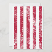 シンプル可愛い赤白青7月4日旗 招待状 (裏面)