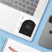 シンプル台所調味パントリー瓶ラベル シール (ノートパソコンとiPhone)