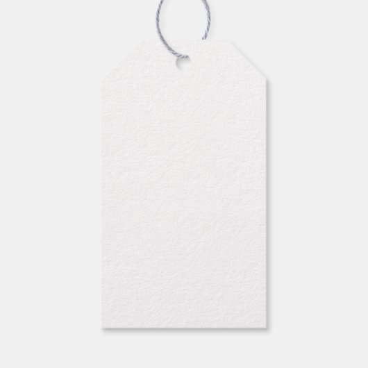 シンプル台本の水彩クリスマス装飾 ギフトタグ (裏面)