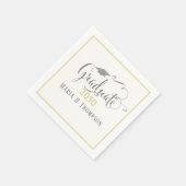 シンプル台本卒業パーティカスタムー スタンダードカクテルナプキン (角)
