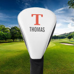 シンプル名とモノグラムイニシャルパーソナライズされた ゴルフヘッドカバー<br><div class="desc">パパやグランドパの特別な贈り物を作成パーソナライズされたし、クラシックミニマルなモノグラムのイニシャルと任意のフォントや色の名前。デザインツールを使用して文字を編集したり、自分の写真をアップロードして、ゴルファーにプレゼントの種類の完全な1つをデザインお気に入りのする。ゴルフモノグラムのギアは父の日のギフト素晴らし、クリスマスのストッキングのスタッファー、誕生日プレゼントやイースターのバスケットのグッズを男のために作る!</div>