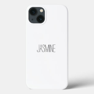 シンプル名のケ澄んース iPhone 13ケース