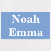 シンプル名の防水の衣類ラベル ラベル (デザイン1)