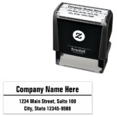 シンプル名はっきりした文字差出人住所 セルフインキングスタンプ (インサイチュ)