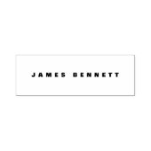 シンプル名はっきりした署名ラバーセルフインクスタンプ セルフインキングスタンプ (デザイン)