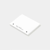 シンプル名エレガント前 ポストイット (アングル)