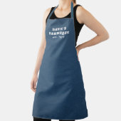 シンプル名デニムブルーモダン エプロン (インサイチュ)