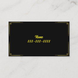 シンプル名ファンシーと名刺 名刺