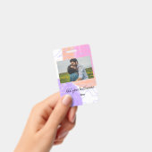 シンプル名ミニマルカスタマイズモノグラム対th バッジ (手持ち)