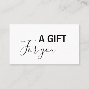 シンプル名ミニマル前の追加文字 割引カード