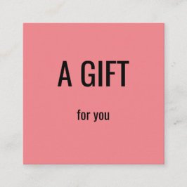 シンプル名ミニマル前文字のアドレスロゴを追加 コーリングカード