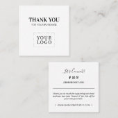 シンプル名モダン刺 スクエア名刺 (正面/裏面)