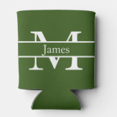 シンプル名モノグラムのクーラーボックス 缶クーラー (裏面)