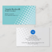 シンプル名刺のハーフトーン 名刺 (正面/裏面)