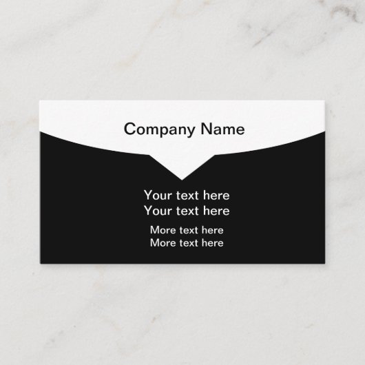 シンプル名刺テンプレート 名刺 (正面)