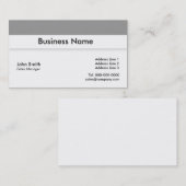 シンプル名刺デザイン 名刺 (正面/裏面)