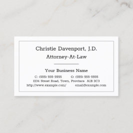 シンプル名刺及び名刺書 名刺