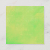 シンプル名刺 スクエア名刺 (裏面)