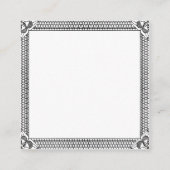 シンプル名刺 スクエア名刺 (正面)