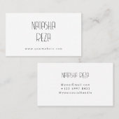 シンプル名刺 名刺 (正面/裏面)