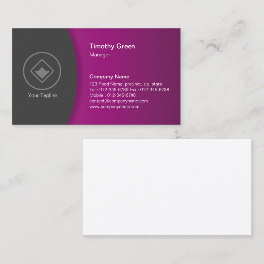 シンプル名刺#05 名刺 (正面/裏面)