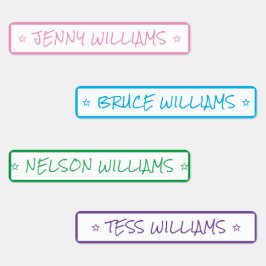 シンプル名前をカスタムするスターアパレルアイアンオン ラベル