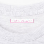 シンプル名前をカスタムするスターアパレルアイアンオン ラベル (貼付)