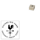 シンプル名前をカスタムするブラック&ホワイト ラバースタンプ (押印)