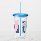 シンプル名前を付けミニマルて写真パステル絵を描ef. アクリルタンブラー (右)