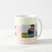 シンプル名前ミニマルを追加します。 コーヒーマグカップ (正面右)