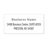 シンプル名差出人住所 セルフインキングスタンプ (デザイン)