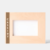 シンプル名 レーザー彫刻フレーム (正面)